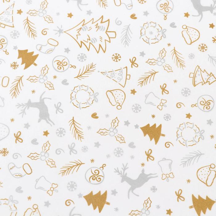 Бумага силиконизированная «Олень», серебряный, 0,38 х 5 м Бумага силиконизированная «Олень», серебряный, 0,38 х 5 м