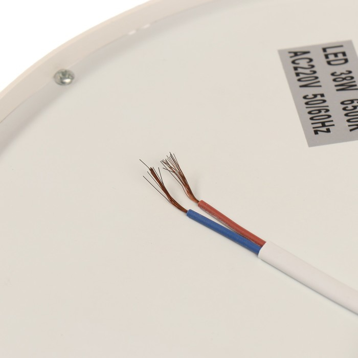 Накладной светодиодный светильник C-14, 255х35 мм, 38 Вт, 3420 Лм, 6500 К, круг. Накладной светодиодный светильник C-14, 255х35 мм, 38 Вт, 3420 Лм, 6500 К, круг.