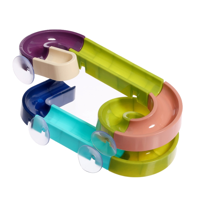 Трек для игры в ванной «Утиная горка», на присосках, крепится на стену Трек для игры в ванной «Утиная горка», на присосках, крепится на стену