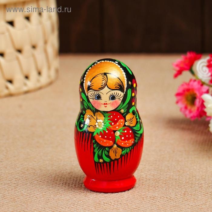 Матрешка  Матрешка "Платочек", 5-кукольная, 10-13 см, ручная роспись