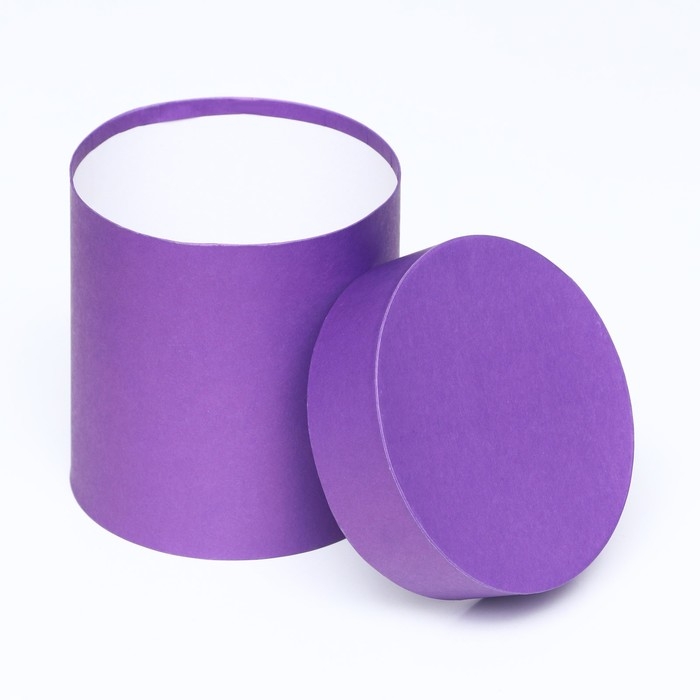 Набор круглых коробок 5 в 1  Набор круглых коробок 5 в 1 "Лаванда" 20 х 20 - 15 х 15 х 15 см