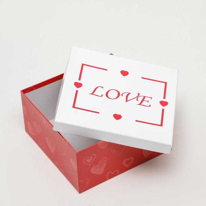 Набор коробок 6 в 1 Набор коробок 6 в 1 "Признание в любви", 25,5 х 25,5 х 13 - 16 х 16 х 8 см