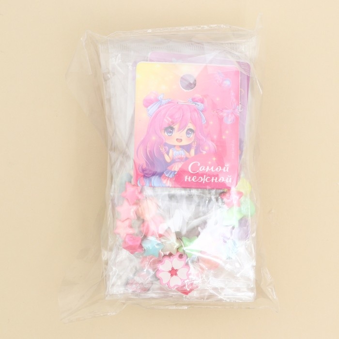 Браслет, МИКС, 7 шт ,15 см