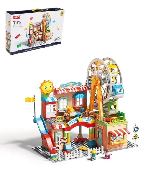 Конструктор Город &laquo;Парк аттракционов&raquo;, 194 детали