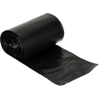 Мешки для мусора ПВД 45л 25мкм 20шт/рул черные 40x90см EcoСlean