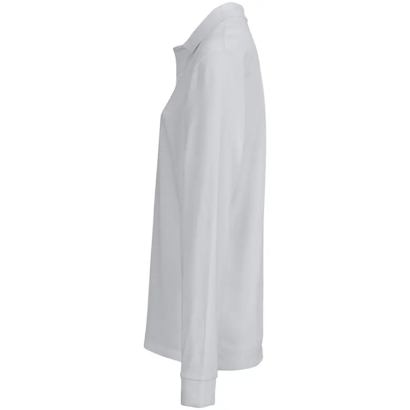 Рубашка поло унисекс с длинным рукавом Pacific LSL, серая, размер XS