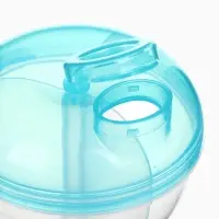 Контейнер для детского питания Крошка Я, 3 секции, ВИД 3, 180 мл., голубой