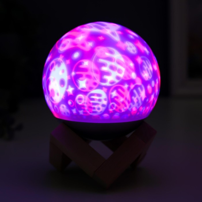 Ночник "Космос" LED USB RGB 9,5х9,5х12,5 см RISALUX