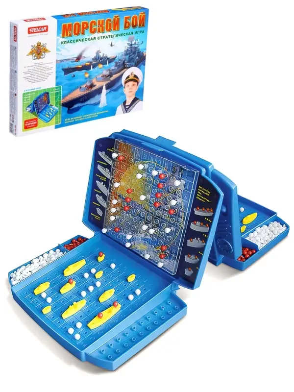 Настольная игра STELLAR &laquo;Морской бой&raquo;, 2 игровых поля