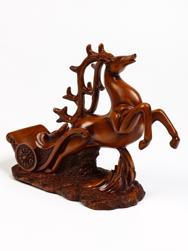 Подставка для бутылки  Подставка для бутылки "Олень" под дерево, 17.12.28см