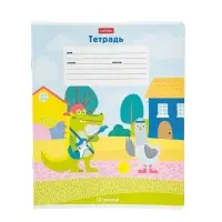 Тетрадь 12л А5ф ЛИНИЯ 60-65г/кв.м на скобе Обл. мел.картон 5 диз.в блоке скругл.углы