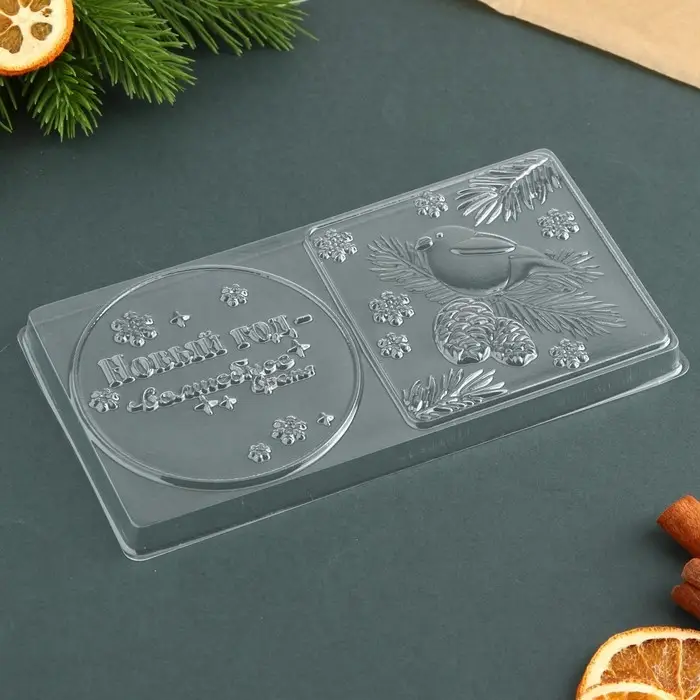 Форма для шоколада - плитка «Волшебное время», 18 х 9.5 см Форма для шоколада - плитка «Волшебное время», 18 х 9.5 см