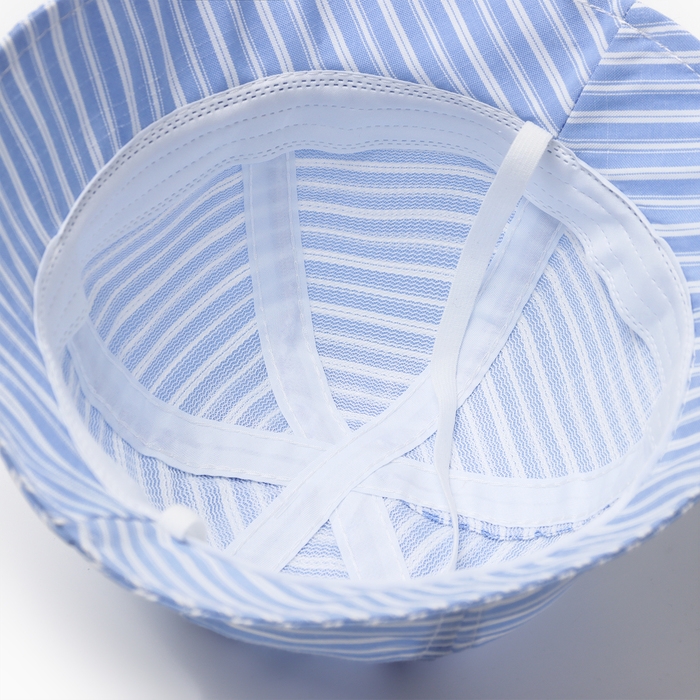 Панама детская Панама детская "Полосатик" MINAKU, цвет голубой, р-р 46