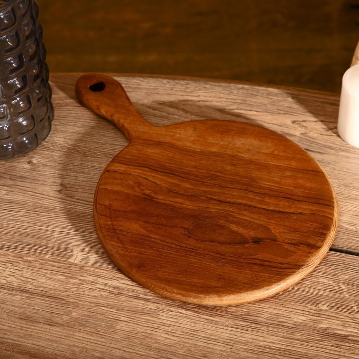 Доска разделочная 35х25х1,5 см, тиковое дерево Доска разделочная 35х25х1,5 см, тиковое дерево