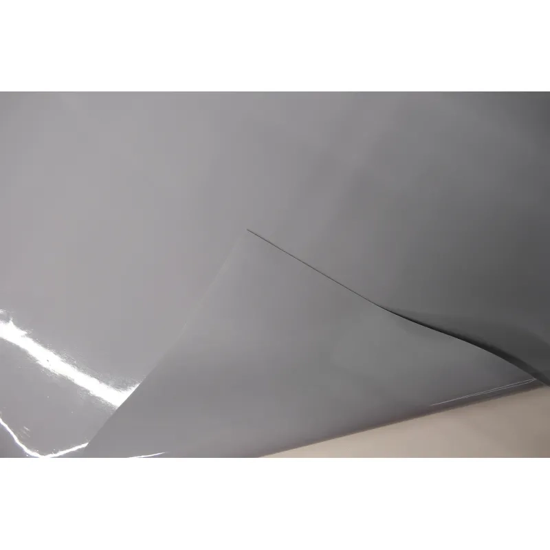 Скатерть на стол гиб. стекло Dekorelle 100х60см серое толщ. 0,8 мм