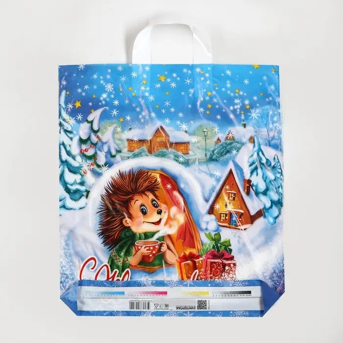 Пакет «Морозное утро», полиэтиленовый с петлевой ручкой, 38×42 см Пакет «Морозное утро», полиэтиленовый с петлевой ручкой, 38×42 см