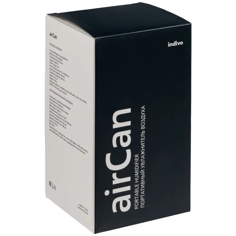 Увлажнитель воздуха с вентилятором и лампой airCan, белый