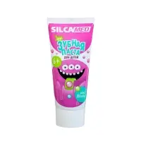 Детская зубная паста SILCAMED, со вкусом жвачки, 65 г