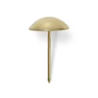 Гвозди ТУНДРА, декоративные, обивочные, 25&times;39 мм, золото, 100 шт.