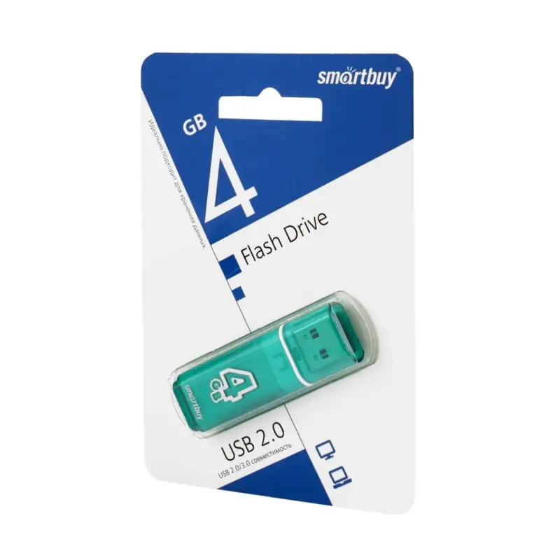 USB накопитель 4 GB Smart Buy Glossy series Green USB накопитель 4 GB Smart Buy Glossy series Green