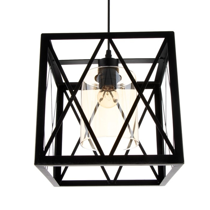 Светильник BayerLux Светильник BayerLux "Малевич" E27 40Вт черный 25х25х100 см