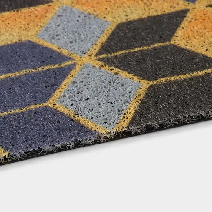 Коврик придверный Доляна &laquo;Бурлеск&raquo;, грязезащитный, вырезной, 45&times;75 см