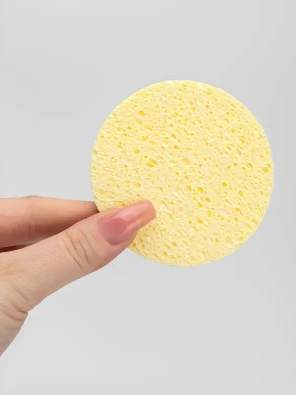 Спонжи для умывания, круглые, d=8 см, 2 шт., МИКС