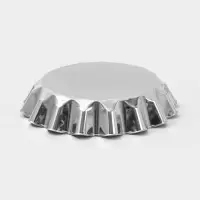 Форма для выпечки универсальная, d=15.2 см, h=3.4 см, жесть, серебристая