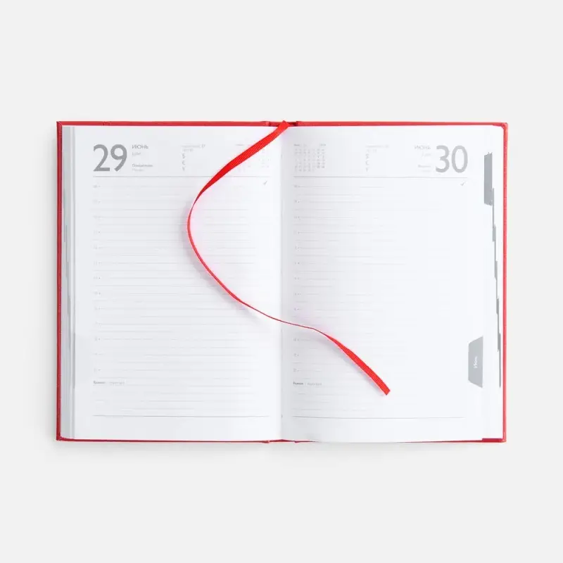 Ежедневник Baza, датированный, красный