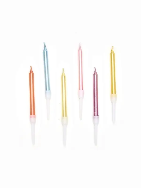 Свечи для торта &laquo;Пати&raquo; 6 см, с ножкой 9,5 см