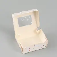 Коробка подарочная складная &laquo;Путевка в сладкую жизнь&raquo;, 10&times;8&times;3.5 см, с окном