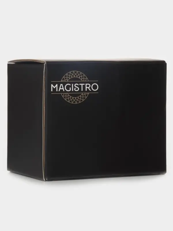 Кружка Magistro &laquo;Грани&raquo;, 380 мл, 9&times;12.5 см, боросиликатное стекло, прозрачная