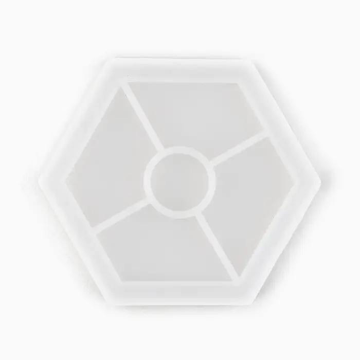 Молд силиконовый универсальный. Формочка для творчества &laquo;Поддон Шестиугольник&raquo;, 10.5&times;12 см