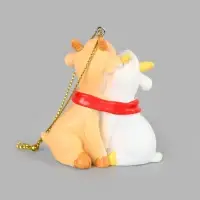 Елочная игрушка &laquo;Парочка в шарфах&raquo;, размер 5.5&times;4.8&times;2.9 см