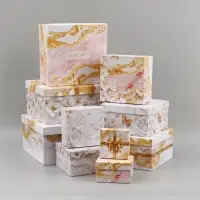 Набор подарочных коробок 10 в 1 &laquo;Золотая коллекция&raquo;, 10.2 &times; 10.2 &times; 6‒28.2 &times; 28.2 &times; 15 см