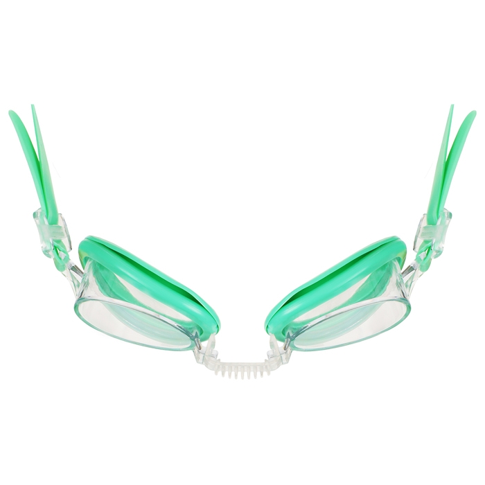 Очки для плавания детские «На волне» «Дракон», беруши, цвет зелёный Очки для плавания детские «На волне» «Дракон», беруши, цвет зелёный