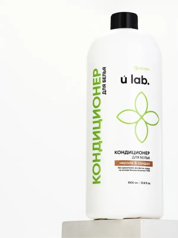 Кондиционер для белья, аромат нероли и сандал, 1000 мл, ULAB