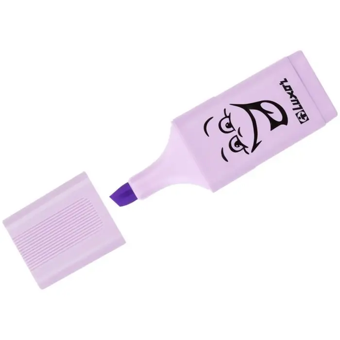 Маркер текстовыделитель Luxor Eyeliter Pastel, 1.0-4.5 мм, чернила на водной основе, пастельный фиолетовый Маркер текстовыделитель Luxor Eyeliter Pastel, 1.0-4.5 мм, чернила на водной основе, пастельный фиолетовый
