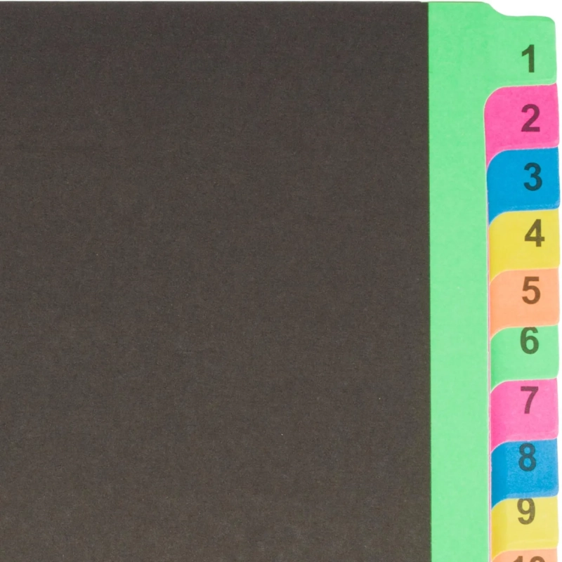 Разделитель листов с индексами Attache , А4,цифровой 1-31 , картон