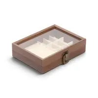 Шкатулка для украшений, 9 ячеек, 8 полос, 20&times;15&times;5 см