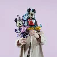 Шары воздушные фольгированные 17" &laquo;Микки Маус&raquo;, мини-фигура с клапаном