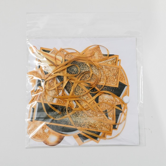 Гирлянда на ленте «С днем Рождения», блестки, длина 250 см Гирлянда на ленте «С днем Рождения», блестки, длина 250 см