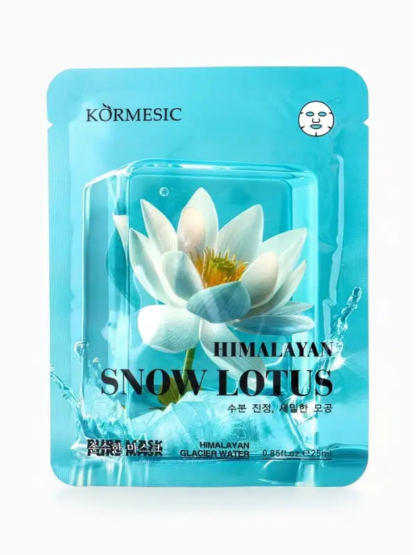 Маска тканевая для лица KORMESIC &laquo;Охлаждающий лотос&raquo;, увлажняющая, 25 мл