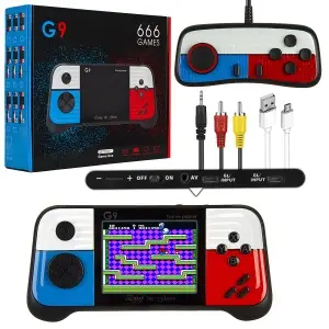 Игровая приставка G9 для 2 игроков (красный+синий)