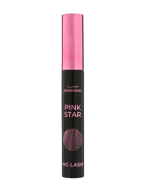 Тушь для ресниц PINK STAR силиконовая кисть, эффект удлинения, 10 мл