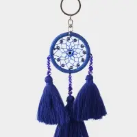 Брелок "Ловец снов" 17 см, цв. синий Брелок "Ловец снов" 17 см, цв. синий