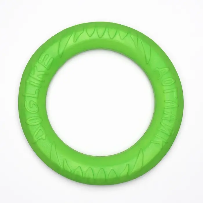 Кольцо &laquo;ДогЛайк&raquo; d=2611, 8-мигранное, большое, d=30.5 см, зелёное