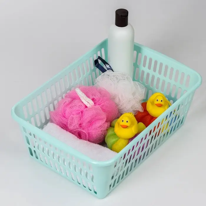 Корзина для хранения Полимербыт, пластик, 36&times;25&times;12.5 см, МИКС