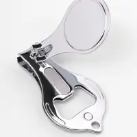 Кусачки книпсер маникюрные, с пилкой, с открывашкой, 6 см