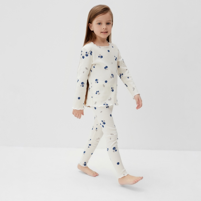 Пижама детская (лонгслив и брюки) KAFTAN Little berry р.34 (122-128)